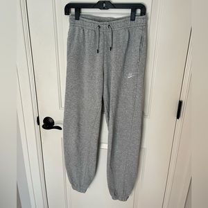 Nike Fleece Sweatpants Grey Swoosh Logo